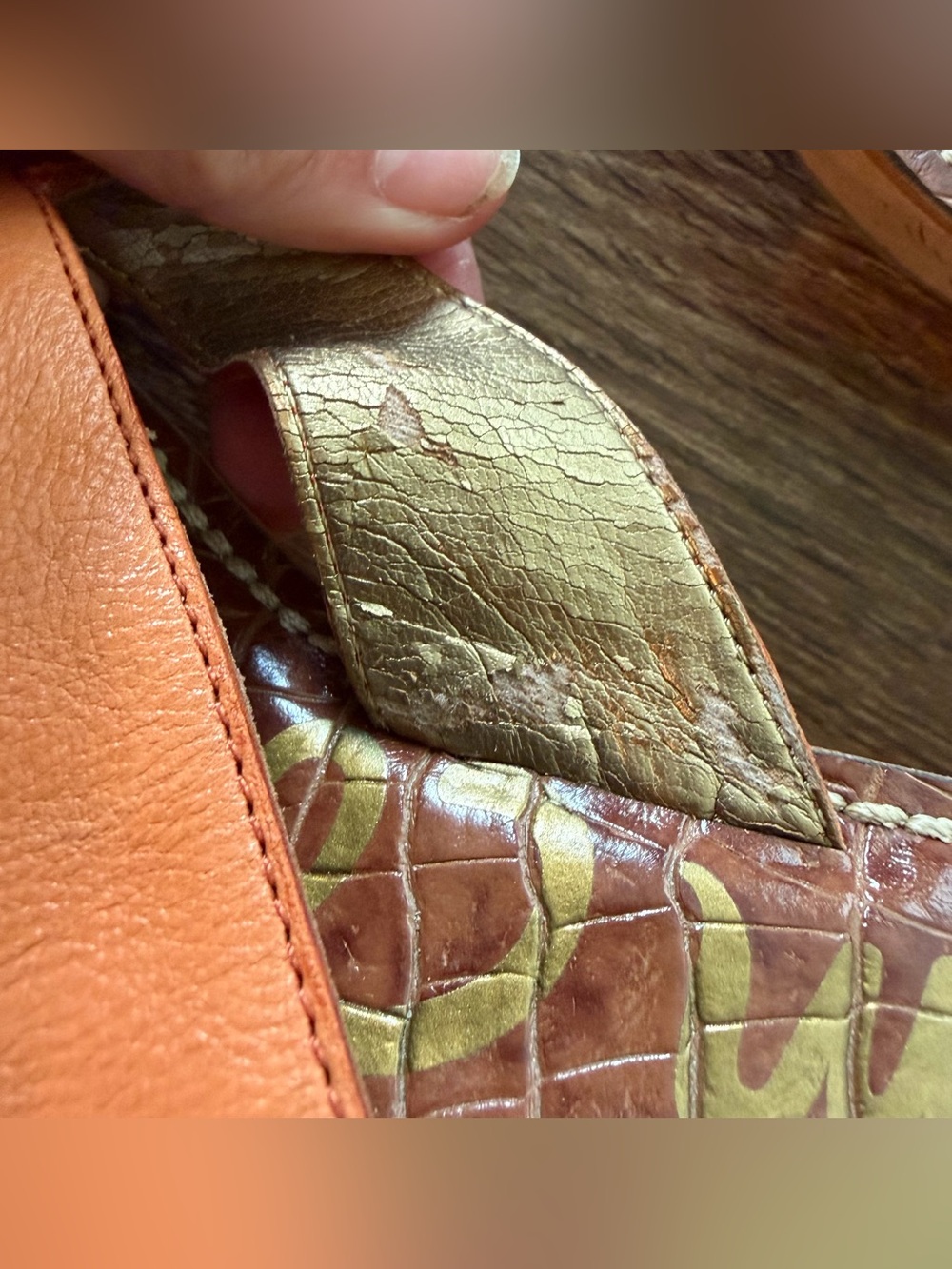 Sam Edelman Leather Wedge Sandals
Little wear inner strap (last pic)
Size 7.5 - Picture 10 of 10